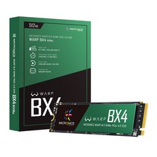 마이크로닉스 WARP BX4 M.2 NVMe SSD, 512GB