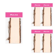 Uniart 彩繪木製門牌 方形 小 5入, 單一顏色, 1個