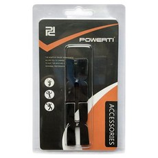 電茶 網球拍拍線拍頭增強固定器, 黑色, 1盒