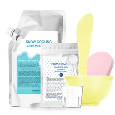 MediFlower 軟膜粉 700g+面膜粉 40g+工具 5入組, 1組