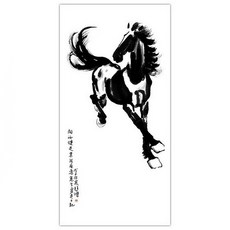 Liz Jainy 室內裝飾品 書法 東洋畫 馬 K13723 07