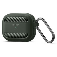 Spigen Rugged Armor防摔保護殼, AirPods Pro, 軍綠色, 1個