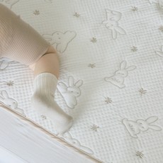 BEBEDECO 嬰幼兒用 Duralon 喜馬拉雅涼感墊, 1個, 幸運兔