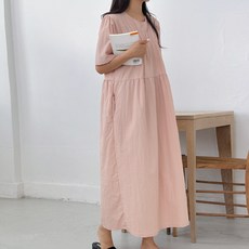 봉봉스토리 카피에로 셔링 임산부 원피스
