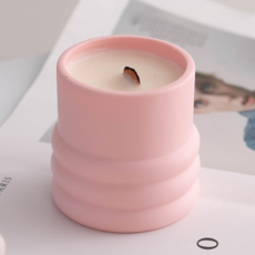 Misoroun 浪漫香氛燭台 6.7 x 6.7 x 7.5 cm, type6 粉紅色