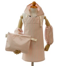 SEMOMS 孩童防水TPU材質圍裙+頭巾+收納包+袖套