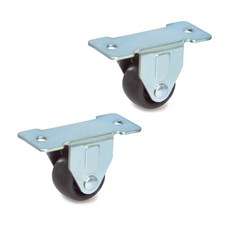 MASTER.S 無噪音輕載腳輪 固定小輪子 2 DS 1010 LDP-R 8p, 1個