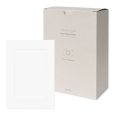 Monolike Slim & Light 紙相框 100入, 白色