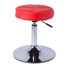 RMDESIGN 圓形家用吧檯椅固定式, 紅色