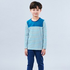 키즈라인 아동용 절개ST 40수 면스판 내복 상하세트