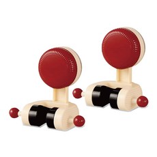 小麥購物 吸盤式蓮蓬頭支架 Y786 80g 2個, 珊瑚紅