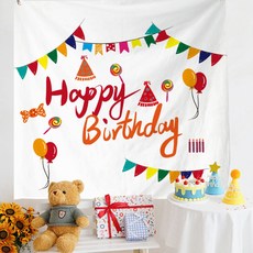 Selene Happy Layout 生日派對掛布, A07