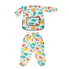 레인보우슈에뜨 유아용 체험미술놀이긴팔가운 + 바지 세트, 쥬라기월드