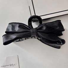 디멜디 리본 머리집게핀 올림머리 대형 헤어핀