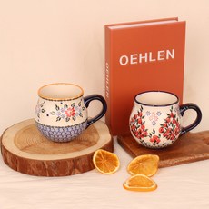 PAWIE 圖案經典馬克杯 2件組, 混色, 1套