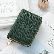 Yettaki 女士手風琴大容量名片夾