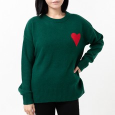 여성용 하트 니트 R21FFKN0810