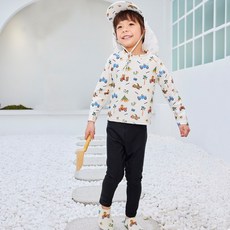 IAMBEBE 幼兒冒險Safari上下裝防曬泳衣套裝