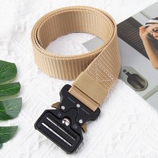 PAL-E 남성용 벨트, 카키, 1개