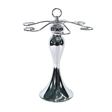 LIVINGDUO Prime 柱狀紅酒杯架, 銀色, 1個