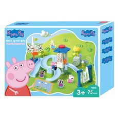 DAVID 粉紅豬小妹佩奇的遊樂場積木, 混合顏色