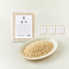 도정공장 진공미 씻어나온 현미, 4개, 450g