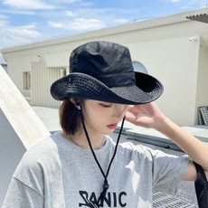 씨오브비 챙넓은 스트랩 버킷햇