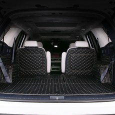 KHAN 後車廂墊 8件組, 單一顏色, Palisade 8人座(第三排手動 / 無燈)