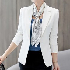 DM 女性單扣線條夾克