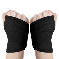 쿼르디 협력사 스포츠 손목 스트랩 보호대, 2개, 블랙