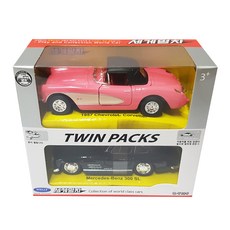 WELLY 新款世界名車雙件組玩具套組, L