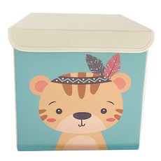 DDU DDU ART 蓋子一體式玩具整理箱, 13 跳跳虎