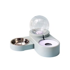 ShuShuPet 狗狗旋轉碗, 藍色, 1個