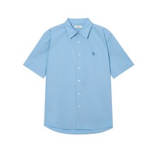 헤지스 남성용 솔리드 반팔 캐쥬얼 셔츠 HZSH4B953B2