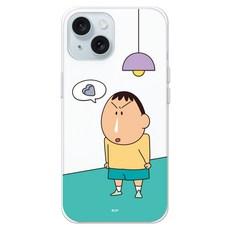 코쿼드 클리어 짱구는 못말려 휴대폰 케이스