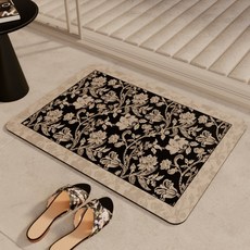 黛伊花朵浴室居家地墊, TYPE2, 1個