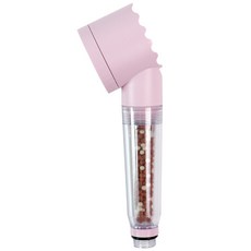 bebesia 波浪造型過濾蓮蓬頭 粉色, 1個