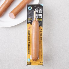 청정원 육즙챱챱 소시지, 80g, 1개