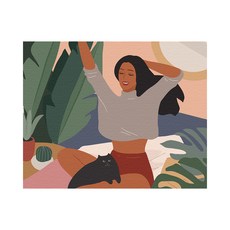 Play about 每天慵懶的下午 DIY 繪畫傑作 40 x 50cm套組, 混色