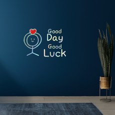 러블리팜 감성 레터링 캐릭터 시트지 3 Good Day, 3.Good Day, 홀로그램