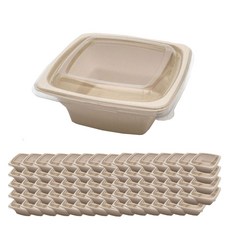 PACKAGE HERO 方形容器+蓋子 900ml 180*180*69mm, 1個, 75套