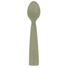 MiNiKOiOi 副食品矽膠湯匙, 抹茶綠, 1支