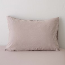 SCOHOME 素色水洗枕頭套組 2入