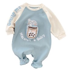 JOY MULTI 嬰兒立體圖案長袖連身衣