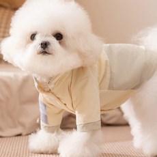 강아지 루아덴 바람막이, 크림베이지, 1개