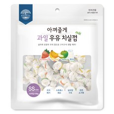 강아지 아껴줄게 과일 우유 치실 덴탈껌 SS 18p, 딸기+바나나+사과, 108g, 1개