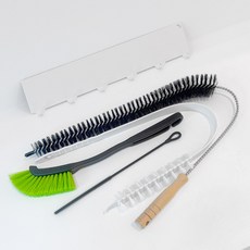 MONACO OLIVE 洗衣機專用清潔刷4件組 + 6孔磁吸掛鉤套組, 1套, 混合色