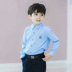 jackid 男童天藍色ST襯衫