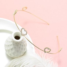 DRESSHOUSE 心形鑲鑽髮箍