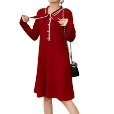 孕婦蝴蝶結連身裙 SM487